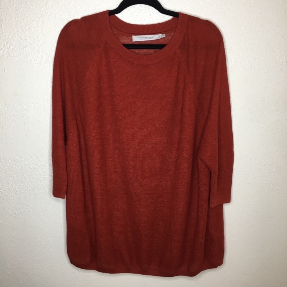 Contemporaine Exclusivite Simons Linen Crewneck S